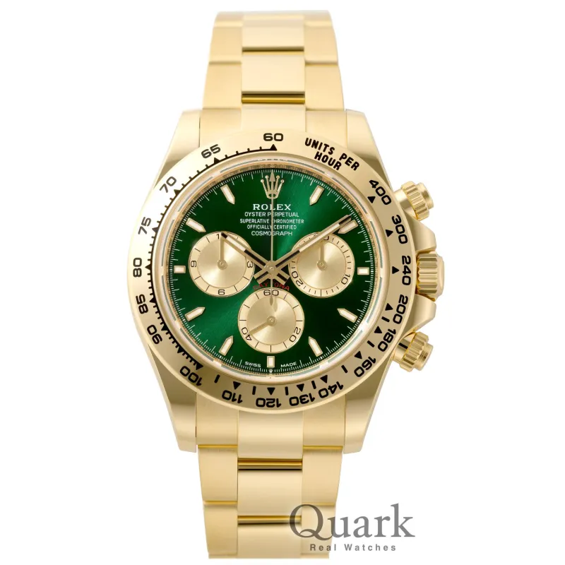 コスモグラフ デイトナ 126508 [オイスターブレスレット ブライトグリーン&ゴールデン]