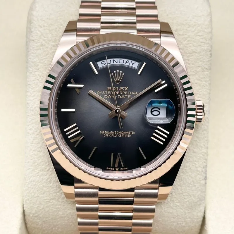 デイデイト 40 228235 [ローマン プレジデントブレスレット スレートオンブレ]