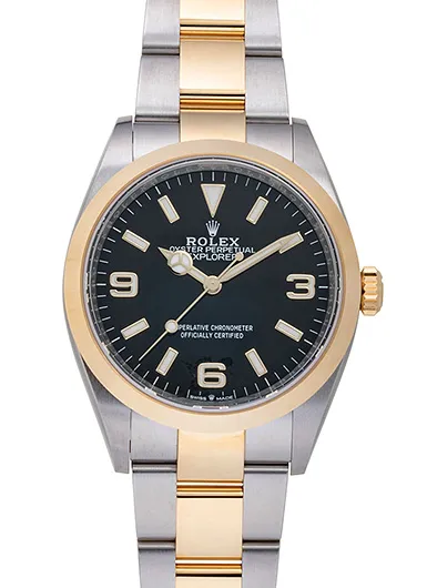 エクスプローラー 124273 [369アラビア オイスターブレスレット ブラック]