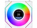UNI FAN SL-INF LCD FLEX 120 Reverse Blade Single Pack 12RSLIND1F1W [ホワイト]