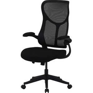 ハイバックメッシュチェア エアロ BK 38620 [ブラック]