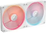 iCUE LINK LX140-R RGB WHITE Dual Reverse Fans Starter Kit CO-9051056-WW [ホワイト]