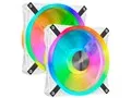iCUE QL140 RGB Dual Fan Kit with Lighting Node CORE CO-9050106-WW [ホワイト]