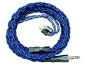 Dragon Ribbon IEM2pin QDC-DRAGON-RIBBON-IEM2PIN-BL 4.4mmバランス(5極)⇔2ピン [Blue 1.2m]