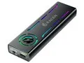 RACEN LED & FAN M.2 NVMe USB3.2 Gen2 ケース CRC-LFM2NU32 [ブラック]