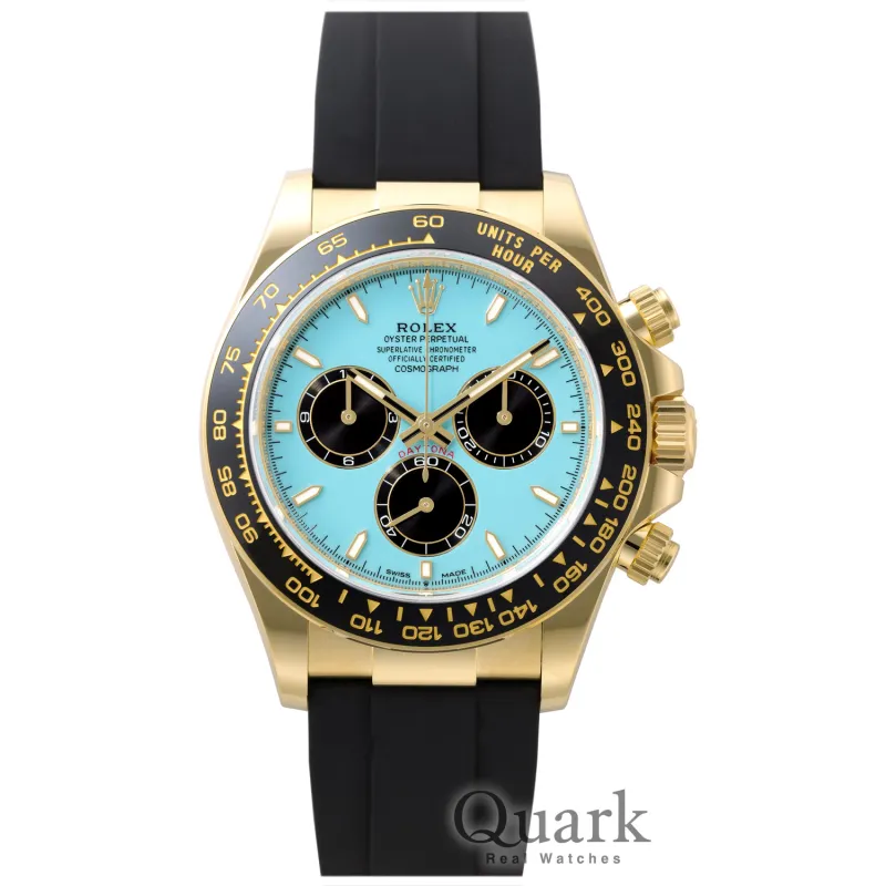 コスモグラフ デイトナ 126518LN [ブラックラバーベルト ターコイズブルー&ブラック]