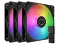 SickleFlow Edge 120 ARGB 3-Pack Fan Kit MFX-B2DN-253P2-R2 [ブラック]