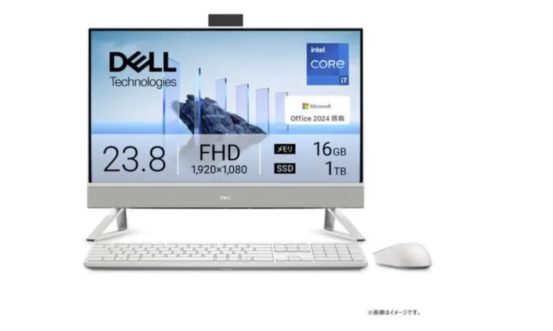 Dell 24 AD67-FNWHB [パールホワイト]