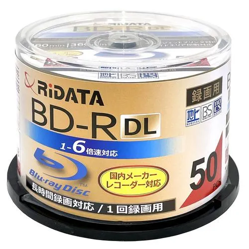 RIDATA BD-R260PW 6X.50SP A [BD-R DL 6倍速 50枚組]