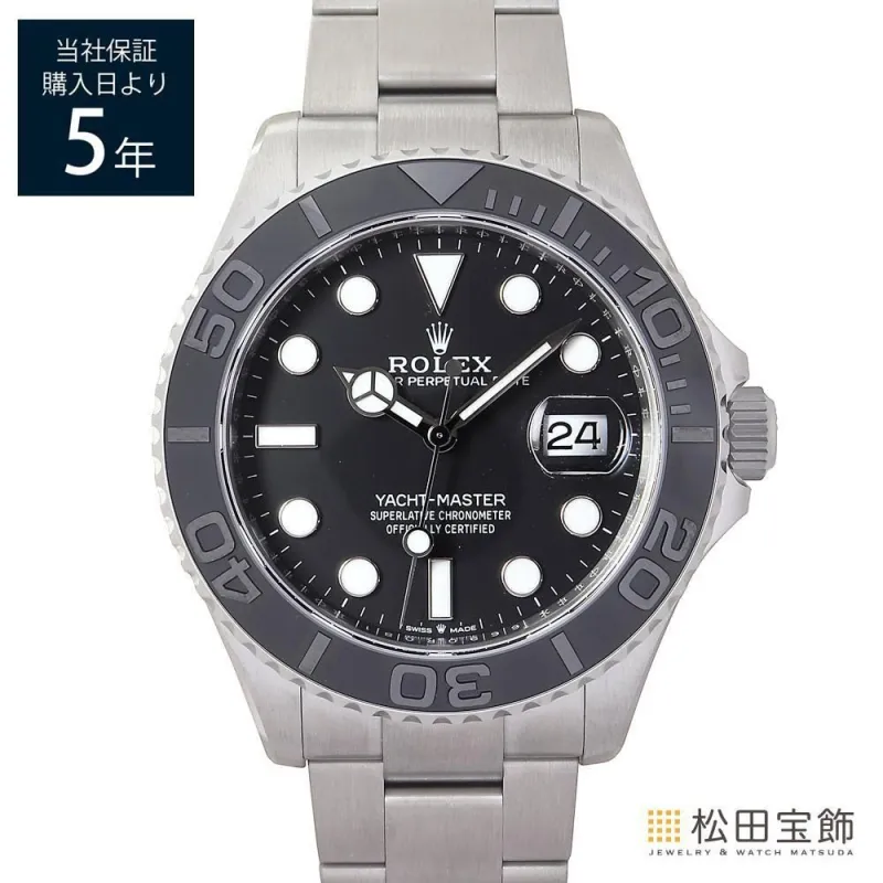 ヨットマスター 226627 [オイスターブレスレット ブラック]
