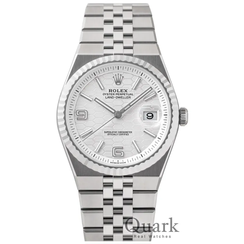 ランドドゥエラー 127334 [ハニカムモチーフ 69アラビア フラットジュビリーブレスレット インテンスホワイト]