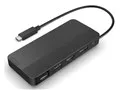 Lenovo USB Type-C デュアルディスプレイ トラベルドック(ACアダプターあり) 40B90100JP [エクリプスブラック]