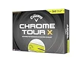 CHROME TOUR X 360° YELLOW STRIPEボール 2026年モデル [ホワイト]