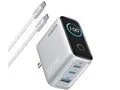 Anker Charger (100W、3 Ports) with USB-C & USB-Cケーブル B121BN41 [シルバー]