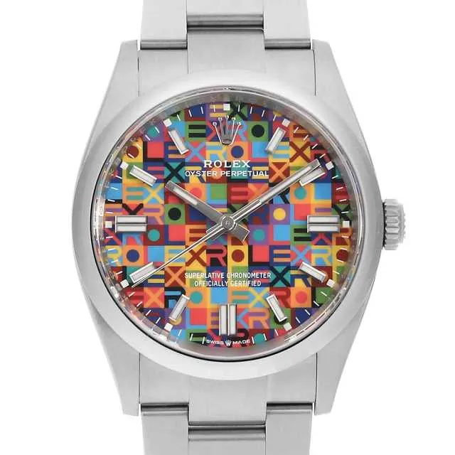 オイスター パーペチュアル 126000 [ジュビリーモチーフ オイスターブレスレット マルチカラー]