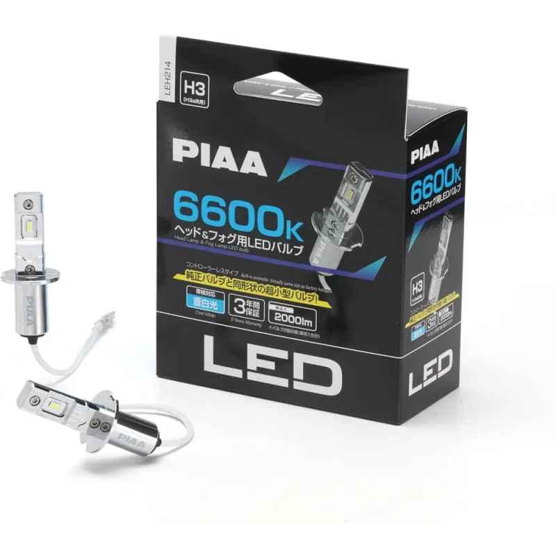 LEH214 [LED 蒼白 6600K H3/H3a]
