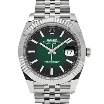 デイトジャスト 126334 [ジュビリーブレスレット グリーンオンブレ]