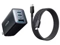 PowerPort III 3-Port 65W Pod with USB-C & USB-C ケーブル B2667N12 [ブラック]