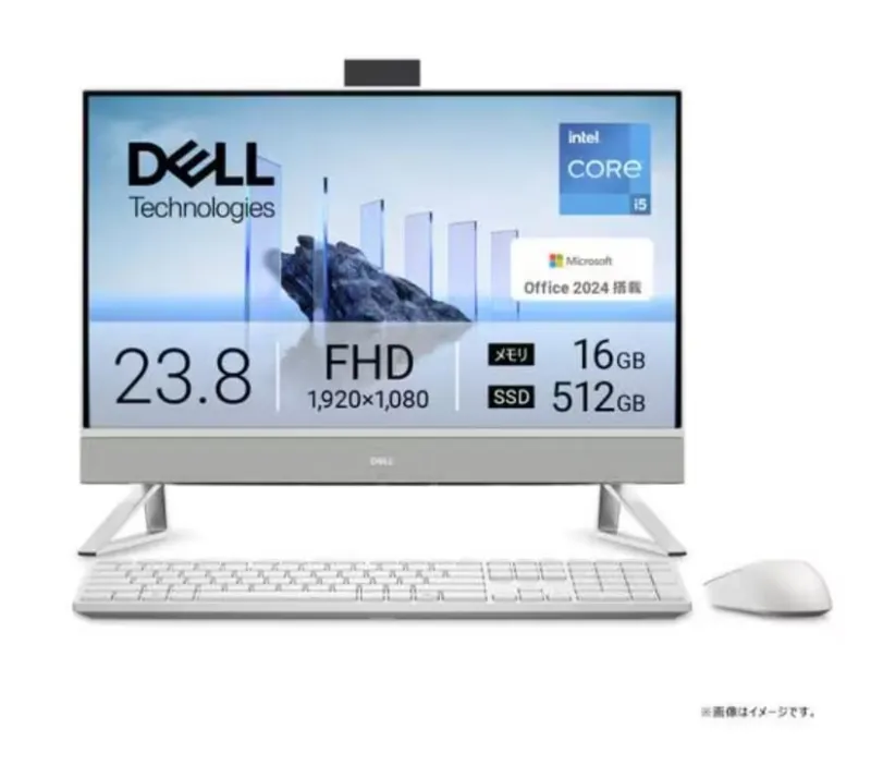 Dell 24 AD47-FNWHB [パールホワイト]