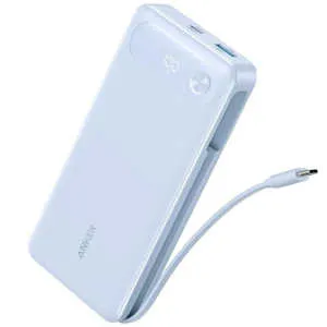 Power Bank (20000mAh 87W Built-In USB-C ケーブル) A1383NV1 [パープル]