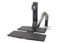 WorkFit-A シングルディスプレイLDワークトップ付き 24-317-026