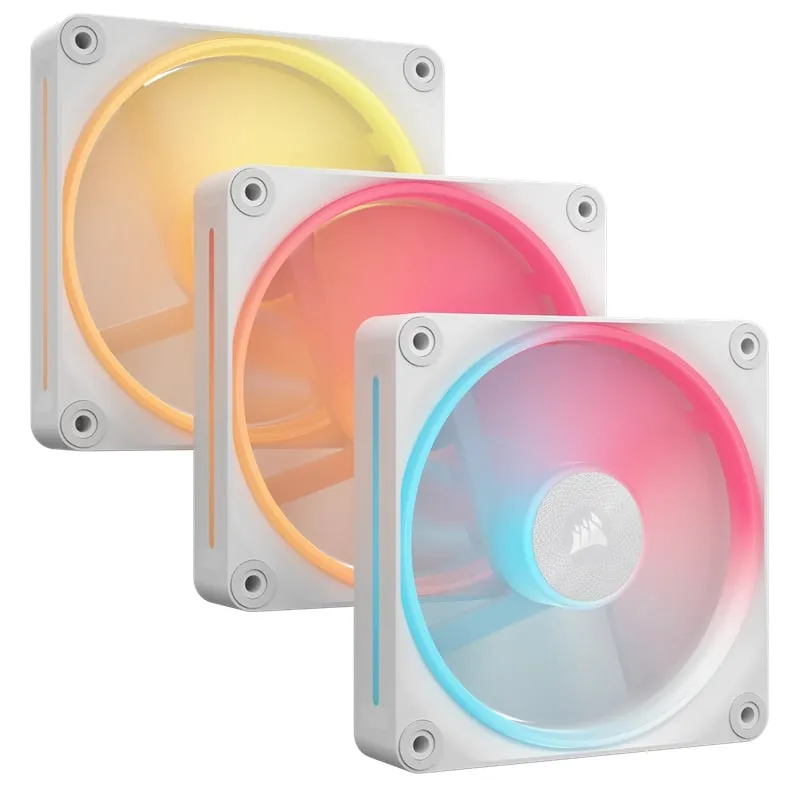 iCUE LINK LX120-R RGB WHITE Triple Reverse Fans Starter Kit CO-9051054-WW [ホワイト]