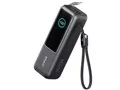 Power Bank (25000mAh Built-In & 巻取り式USB-Cケーブル) A1695N11 [ブラック]