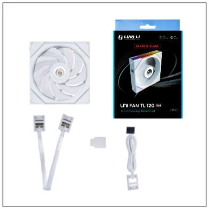 UNI FAN TL120 WT REVERSE BLADE Single Pack UF-RS-TL120-1W [ホワイト]