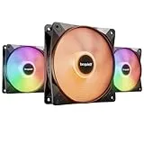 LIGHT WINGS LX 120mm PWM High-Speed 3-Pack BL124 [Black]