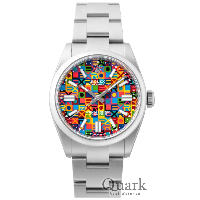 オイスター パーペチュアル 134300 [ジュビリーモチーフ オイスターブレスレット マルチカラー]