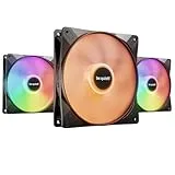 LIGHT WINGS LX 140mm PWM High-Speed 3-Pack BL130 [Black]