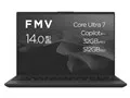 FMV Note U WU2-K3 価格.com限定 KC_WU2K3_A069 Windows 11 Pro・大容量バッテリ・Core Ultra 7・32GBメモリ搭載モデル [ピクトブラック]
