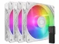 SickleFlow Edge 120 ARGB White Edition 3-Pack Fan Kit MFX-B2DW-253P2-R2 [ホワイト]