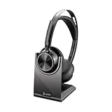 Voyager Focus 2 USB-C-C Headset +USB-C/A Adapter +Charging Stand 9T9J5AA#AC3 [Black]