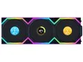 UNI FAN SL WIRELESS LCD120 BK 3Pack UF-SL120-LCD-WLS-3B [ブラック]