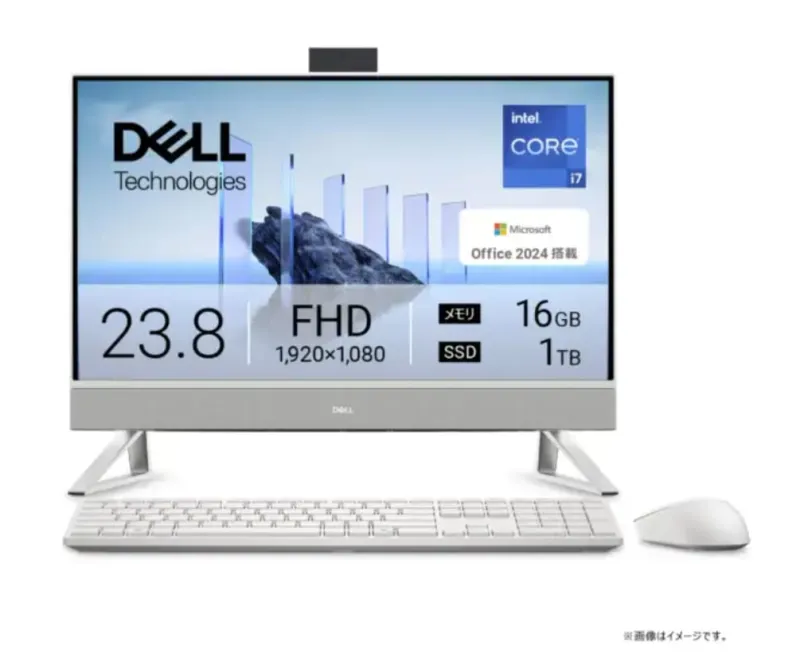 Dell 24 AD67-FNWHB [パールホワイト]