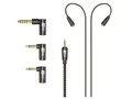 Universal MMCX Balanced Audio Cable with adapter set 2.5mm(4極)/ミニプラグ/ミニプラグ(4極)/4.4mmバランス(5極)⇔MMCX