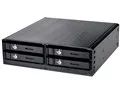 5インチベイにまとめるラック 2.5×4 SATA6G CMRK-S4S6G2 [黒]