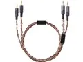 MUC-B12BL1 3極ミニプラグ(バランス接続)x2⇔ミニプラグ(3極)x2 [1.2m]