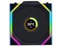 UNI FAN SL WIRELESS LCD120 BK Single Pack UF-SL120-LCD-WLS-1B [ブラック]