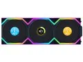 UNI FAN SL WIRELESS LCD120 REVERSE BLADE BK 3Pack UF-RS-SL120-LCD-WLS-3B [ブラック]