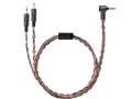 MUC-B12SM1 ミニプラグ(L型)⇔ミニプラグ(3極)x2 [1.2m]