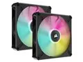 iCUE ML140 RGB ELITE with iCUE Lighting Node CORE Dual Pack CO-9050115-WW [ブラック]