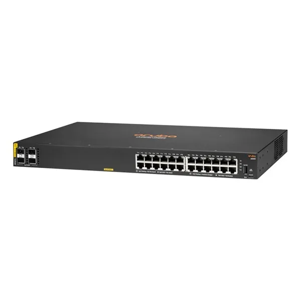 Aruba Networking CX 6000 24G Class4 PoE 4SFP 370W Switch R8N87A#ACF