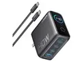 Anker Charger (140W、4 Ports) with USB-C & USB-C ケーブル B2697NZ1 [ダークグレー]