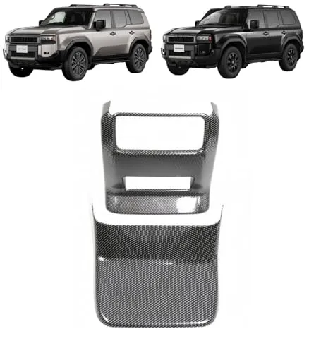 【kiAuto】新型 ランドクルーザー250 ランクル250 TRJ250W GDJ250W 専用 内装 リアエアコンアウトレットパネルカバーガーニッシュ エアコン吹き出し口カバー キックガード リア席汚れ防止カバー 全包囲 キズ防止 For Land C