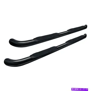 Nerf Bar ホンダパイロット2003-2008牡羊座3 ブラックラウンドサイドバー For Honda Pilot 2003-2008 Aries 3 Black Round Side Bars【並行輸入品】