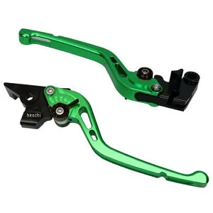 【メーカー在庫あり】 ユーカナヤ U-KANAYA ビレットレバーセット GPタイプ ロング 94年-00年 FZR1000、YZF-R7 緑 YA029-004-0507 HD店