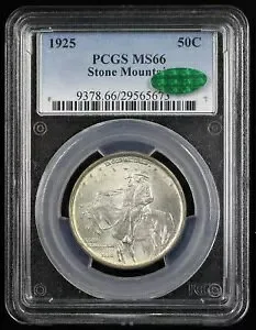1925 ストーン マウンテン ハーフダラー 50C 記念 PCGS MS66 *CAC* (65673)