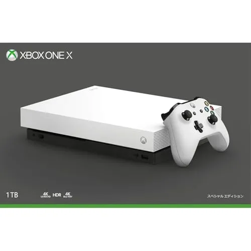 【整備済み品】 マイクロソフト Xbox One X ホワイト スペシャル エディション (FMP-00063) Microsoft